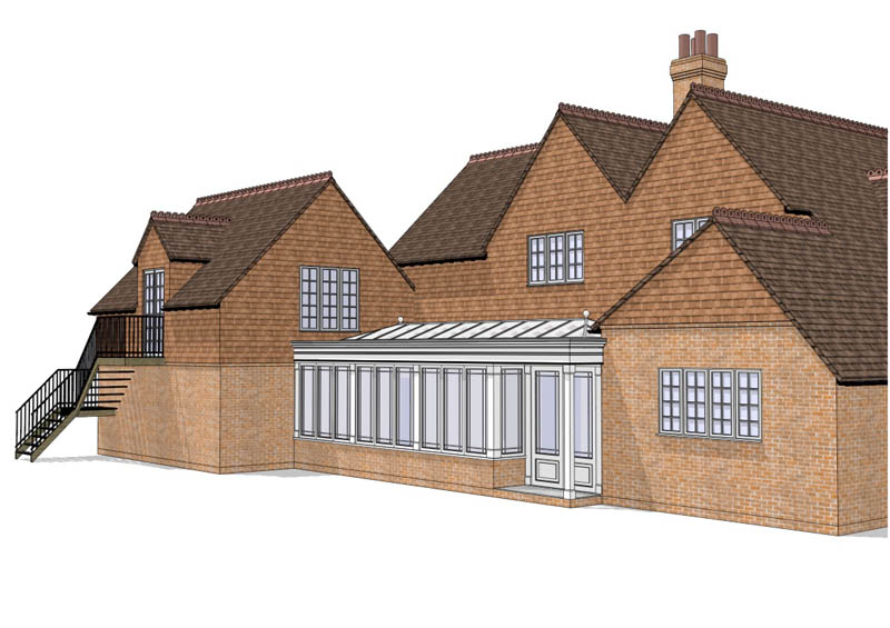 Modern Orangery Construction in Radlett