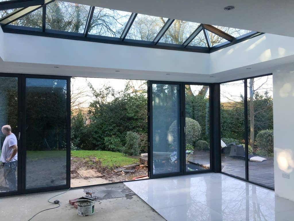 orangery floor tiling