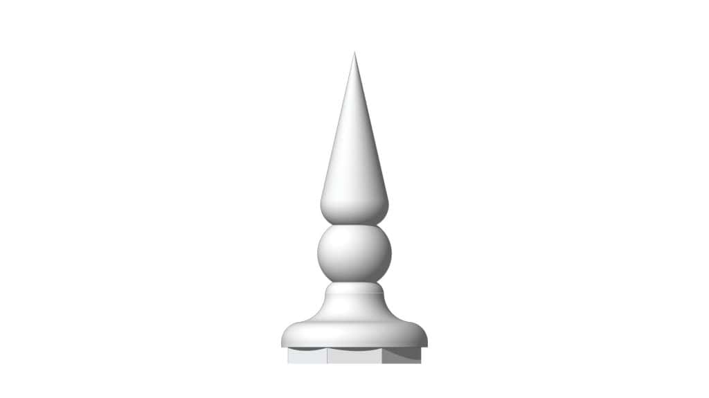 Spire finial
