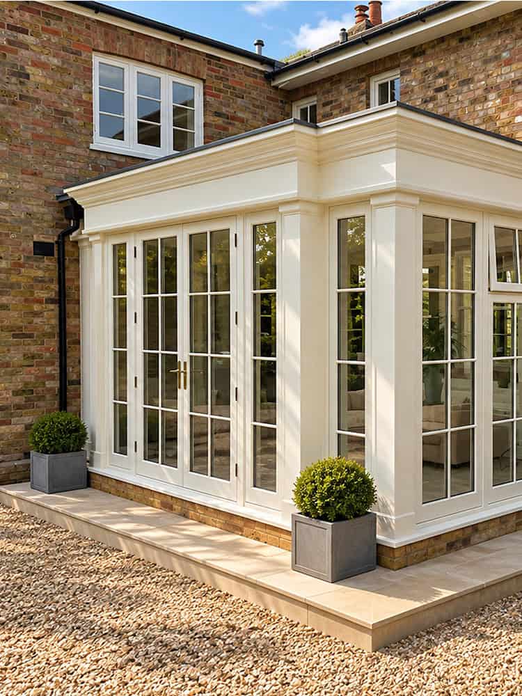 Timber Garden Room at Woodhall Park, Hertfordshire